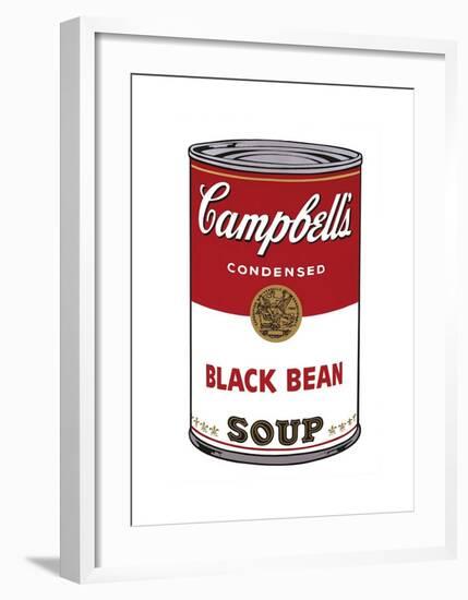 Campbell's Soup I: Black Bean, c.1968-Andy Warhol-Framed Giclee Print