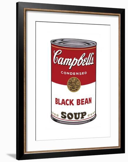 Campbell's Soup I: Black Bean, c.1968-Andy Warhol-Framed Giclee Print