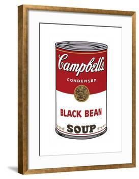 Campbell's Soup I: Black Bean, c.1968-Andy Warhol-Framed Giclee Print