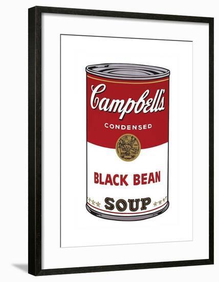 Campbell's Soup I: Black Bean, c.1968-Andy Warhol-Framed Giclee Print