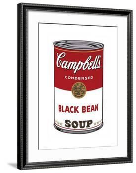 Campbell's Soup I: Black Bean, c.1968-Andy Warhol-Framed Giclee Print