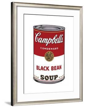 Campbell's Soup I: Black Bean, c.1968-Andy Warhol-Framed Giclee Print