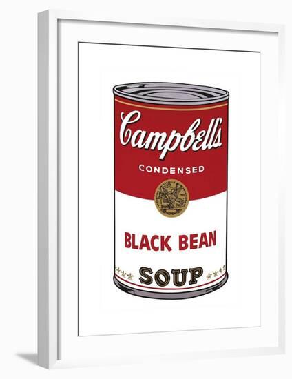 Campbell's Soup I: Black Bean, c.1968-Andy Warhol-Framed Giclee Print