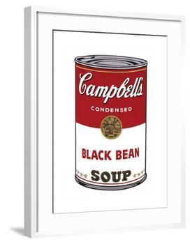 Campbell's Soup I: Black Bean, c.1968-Andy Warhol-Framed Giclee Print
