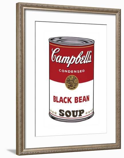 Campbell's Soup I: Black Bean, c.1968-Andy Warhol-Framed Giclee Print