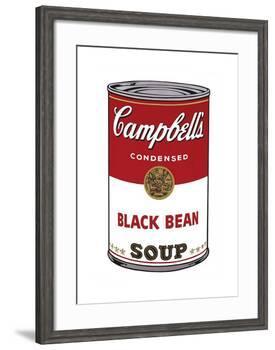 Campbell's Soup I: Black Bean, c.1968-Andy Warhol-Framed Giclee Print