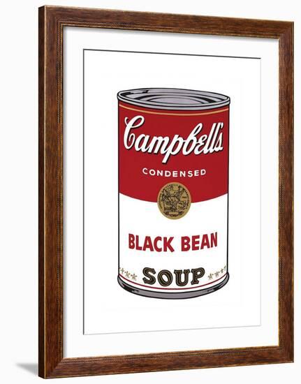 Campbell's Soup I: Black Bean, c.1968-Andy Warhol-Framed Giclee Print