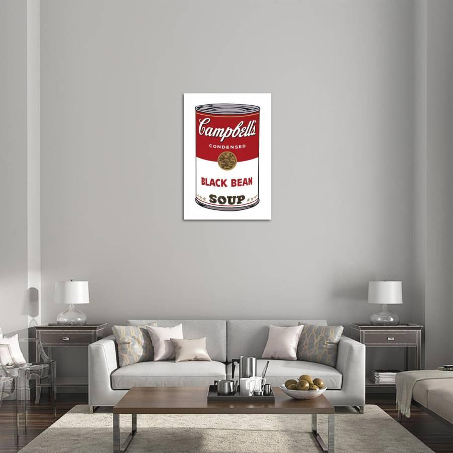 Campbell S Soup I Black Bean C 1968 Giclee Print Andy Warhol Art Com