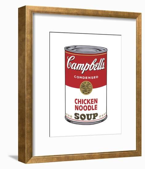 Campbell's Soup I: Chicken Noodle, 1968-Andy Warhol-Framed Art Print