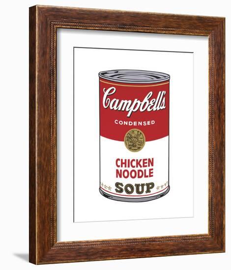 Campbell's Soup I: Chicken Noodle, 1968-Andy Warhol-Framed Art Print