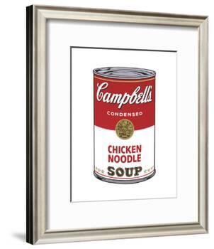 Campbell's Soup I: Chicken Noodle, 1968-Andy Warhol-Framed Art Print