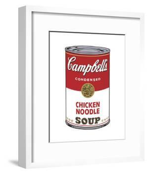 Campbell's Soup I: Chicken Noodle, 1968-Andy Warhol-Framed Art Print