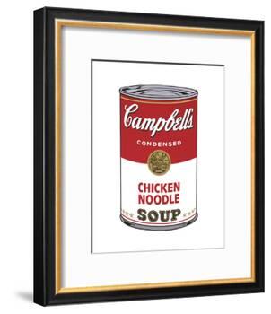 Campbell's Soup I: Chicken Noodle, 1968-Andy Warhol-Framed Art Print
