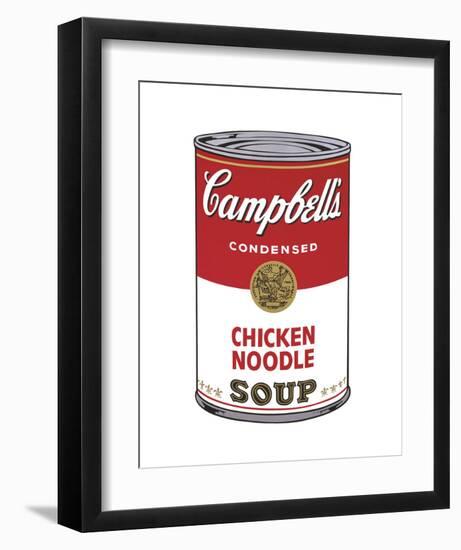 Campbell's Soup I: Chicken Noodle, 1968-Andy Warhol-Framed Art Print