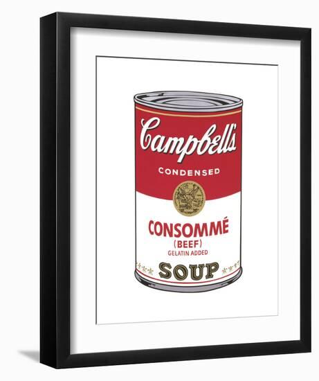 Campbell's Soup I: Consomme, 1968-Andy Warhol-Framed Art Print