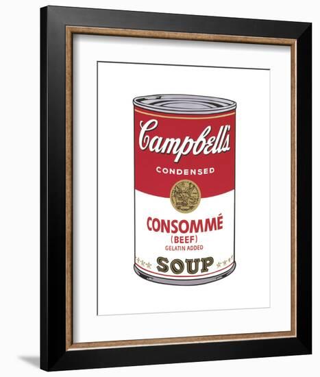 Campbell's Soup I: Consomme, 1968-Andy Warhol-Framed Art Print
