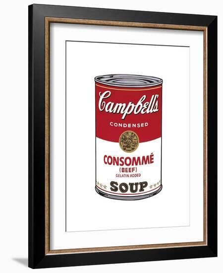 Campbell's Soup I: Consomme, c.1968-Andy Warhol-Framed Giclee Print