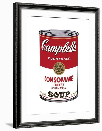 Campbell's Soup I: Consomme, c.1968-Andy Warhol-Framed Giclee Print