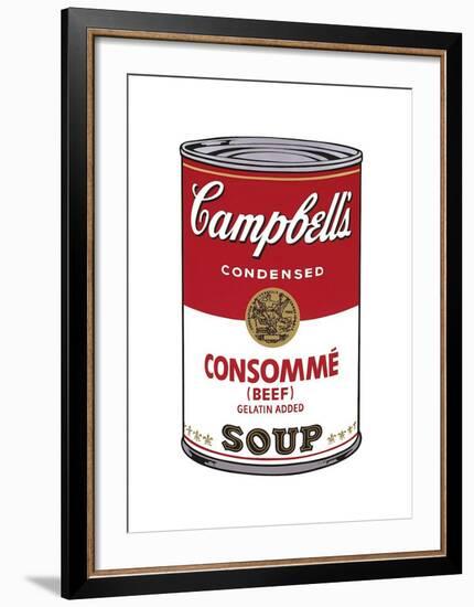 Campbell's Soup I: Consomme, c.1968-Andy Warhol-Framed Giclee Print