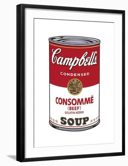 Campbell's Soup I: Consomme, c.1968-Andy Warhol-Framed Giclee Print