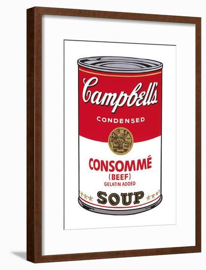 Campbell's Soup I: Consomme, c.1968-Andy Warhol-Framed Art Print