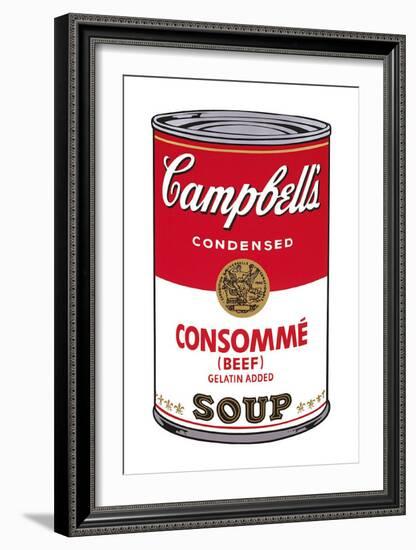 Campbell's Soup I: Consomme, c.1968-Andy Warhol-Framed Art Print