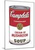 Campbell's Soup I: Cream of Mushroom, 1968-Andy Warhol-Mounted Art Print