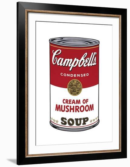 Campbell's Soup I: Cream of Mushroom, c.1968-Andy Warhol-Framed Giclee Print