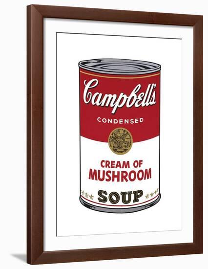 Campbell's Soup I: Cream of Mushroom, c.1968-Andy Warhol-Framed Giclee Print