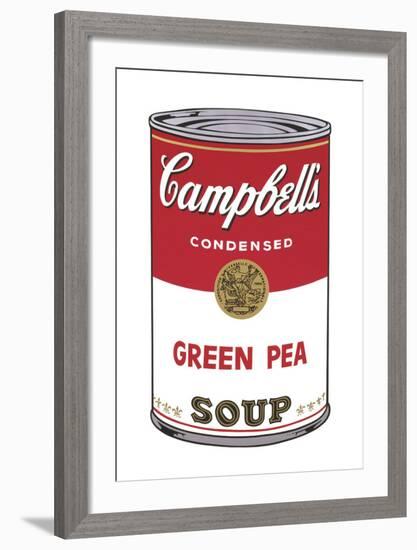 Campbell's Soup I: Green Pea, 1968-Andy Warhol-Framed Art Print