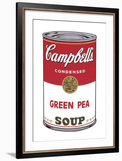 Campbell's Soup I: Green Pea, 1968-Andy Warhol-Framed Art Print