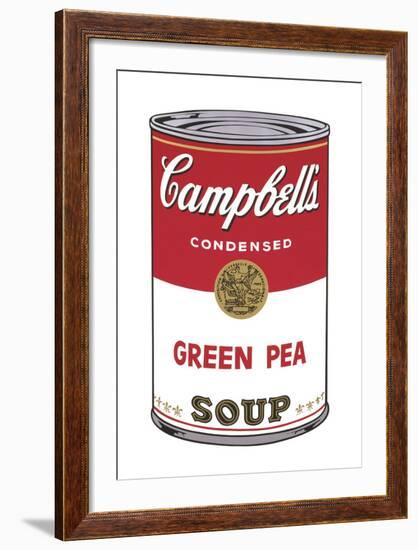 Campbell's Soup I: Green Pea, 1968-Andy Warhol-Framed Art Print