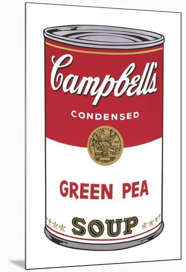 Campbell's Soup I: Green Pea, 1968-Andy Warhol-Mounted Art Print