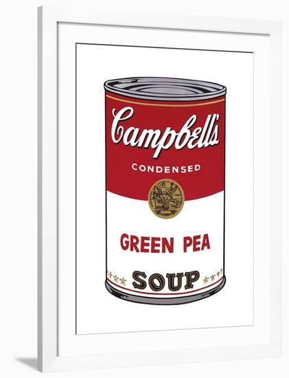 Campbell's Soup I: Green Pea, c.1968-Andy Warhol-Framed Giclee Print