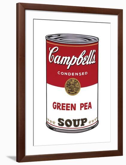 Campbell's Soup I: Green Pea, c.1968-Andy Warhol-Framed Giclee Print