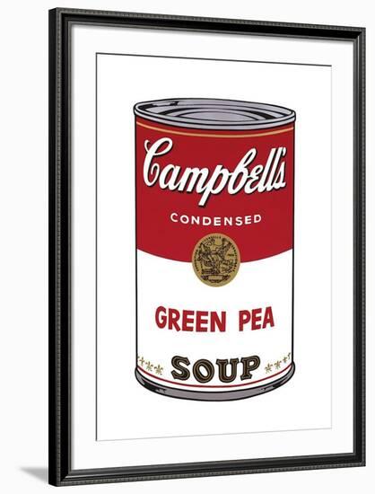 Campbell's Soup I: Green Pea, c.1968-Andy Warhol-Framed Giclee Print