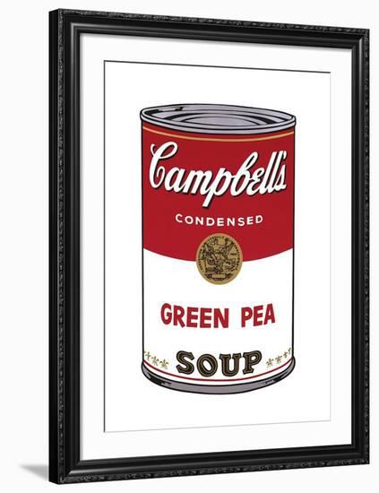 Campbell's Soup I: Green Pea, c.1968-Andy Warhol-Framed Giclee Print