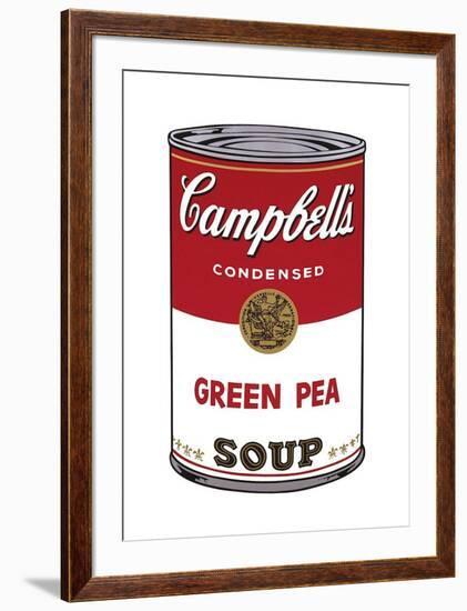 Campbell's Soup I: Green Pea, c.1968-Andy Warhol-Framed Giclee Print