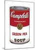 Campbell's Soup I: Green Pea, c.1968-Andy Warhol-Mounted Giclee Print