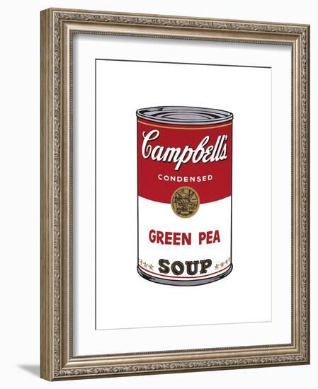 Campbell's Soup I: Green Pea, c.1968-Andy Warhol-Framed Giclee Print