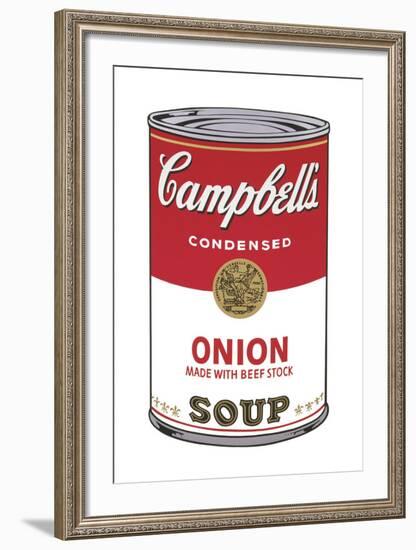 Campbell's Soup I: Onion, 1968-Andy Warhol-Framed Art Print