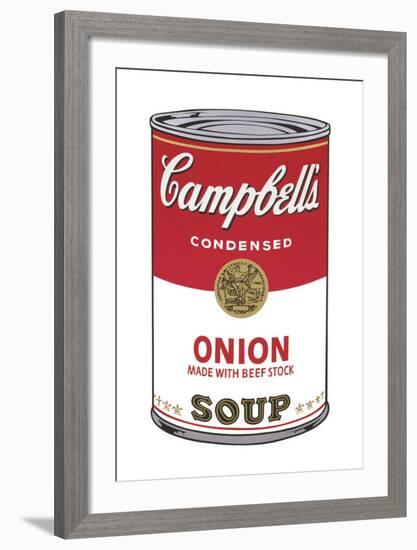 Campbell's Soup I: Onion, 1968-Andy Warhol-Framed Art Print