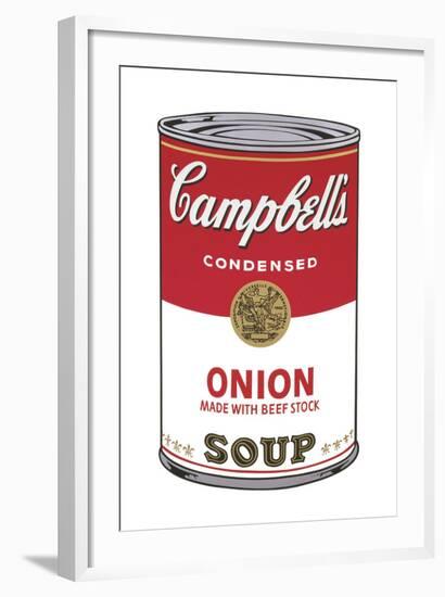 Campbell's Soup I: Onion, 1968-Andy Warhol-Framed Art Print