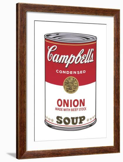 Campbell's Soup I: Onion, 1968-Andy Warhol-Framed Art Print