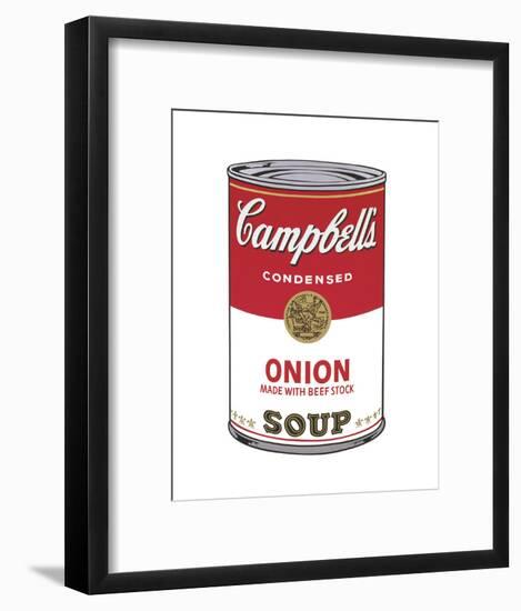 Campbell's Soup I: Onion, 1968-Andy Warhol-Framed Art Print