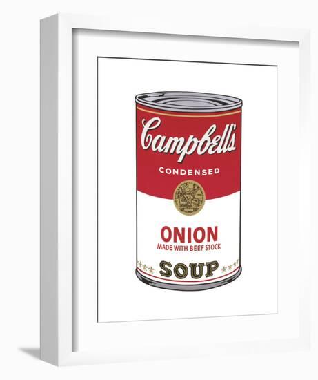 Campbell's Soup I: Onion, 1968-Andy Warhol-Framed Art Print