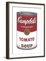 Campbell's Soup I: Tomato, 1968-Andy Warhol-Framed Art Print