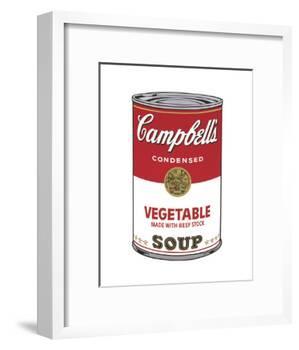 Campbell's Soup I: Vegetable, 1968-Andy Warhol-Framed Art Print