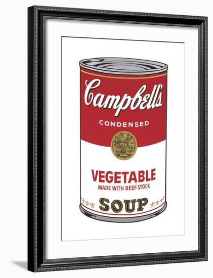 Campbell's Soup I: Vegetable, 1968-Andy Warhol-Framed Art Print