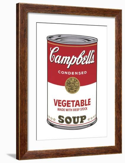 Campbell's Soup I: Vegetable, 1968-Andy Warhol-Framed Art Print